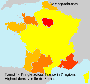 Surname Pringle in France Surname Pringle in France