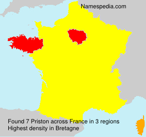 Surname Priston in France Surname Priston in France