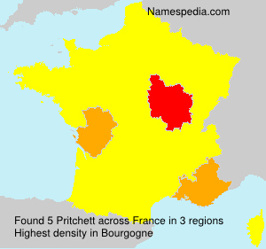 Surname Pritchett in France Surname Pritchett in France