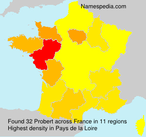 Surname Probert in France Surname Probert in France