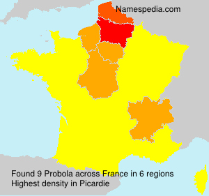 Surname Probola in France Surname Probola in France