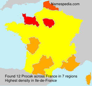Surname Procak in France Surname Procak in France