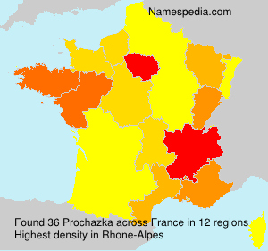 Surname Prochazka in France Surname Prochazka in France