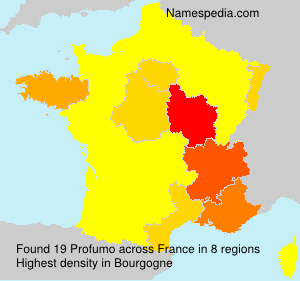 Surname Profumo in France Surname Profumo in France