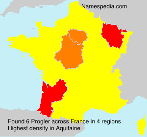 Surname Progler in France Surname Progler in France