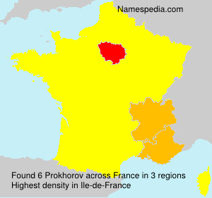 Surname Prokhorov in France Surname Prokhorov in France