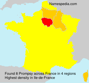 Surname Prompsy in France Surname Prompsy in France