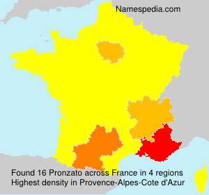Surname Pronzato in France Surname Pronzato in France