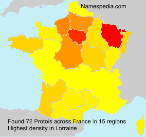 Surname Protois in France Surname Protois in France