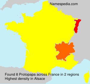 Surname Protopapa in France Surname Protopapa in France