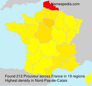 Surname Prouveur in France Surname Prouveur in France