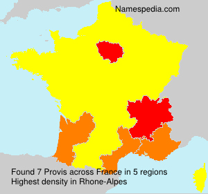 Surname Provis in France Surname Provis in France
