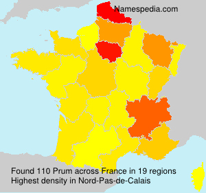 Surname Prum in France Surname Prum in France