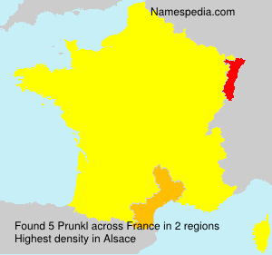 Surname Prunkl in France Surname Prunkl in France