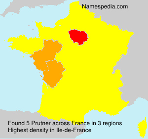 Surname Prutner in France Surname Prutner in France