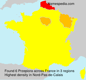Surname Przepiora in France Surname Przepiora in France