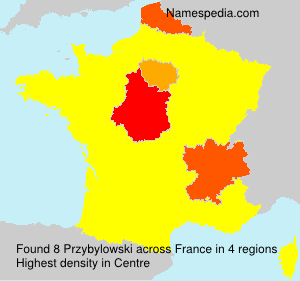 Surname Przybylowski in France Surname Przybylowski in France