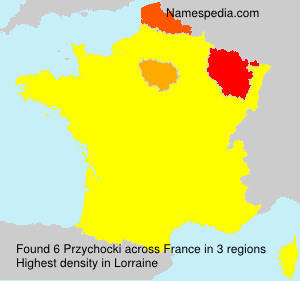 Surname Przychocki in France Surname Przychocki in France