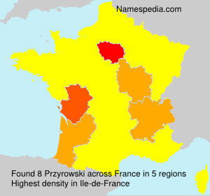 Surname Przyrowski in France Surname Przyrowski in France