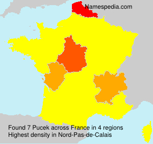 Surname Pucek in France