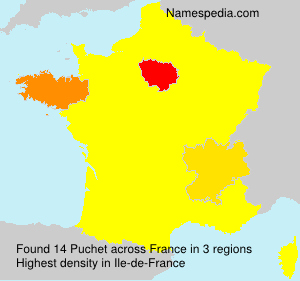 Surname Puchet in France Surname Puchet in France