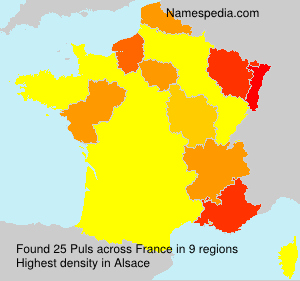 Surname Puls in France Surname Puls in France