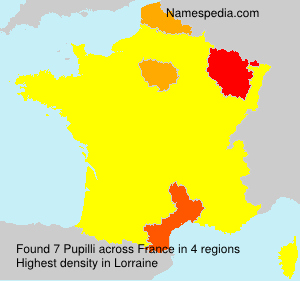 Surname Pupilli in France Surname Pupilli in France