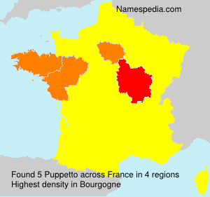Surname Puppetto in France Surname Puppetto in France