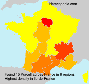 Surname Purcell in France Surname Purcell in France