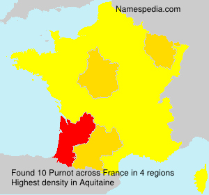 Surname Purnot in France Surname Purnot in France
