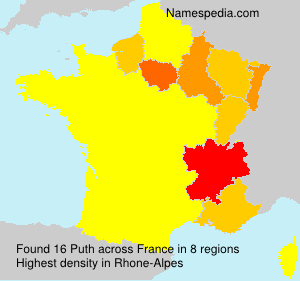Surname Puth in France Surname Puth in France