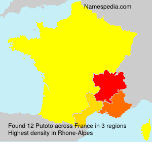 Surname Putoto in France Surname Putoto in France