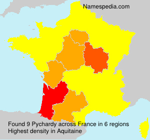 Surname Pychardy in France
