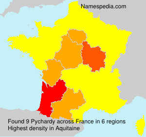 Surname Pychardy in France Surname Pychardy in France