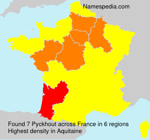Surname Pyckhout in France Surname Pyckhout in France