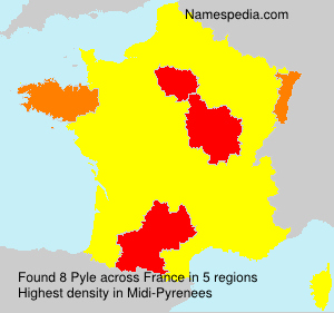 Surname Pyle in France Surname Pyle in France
