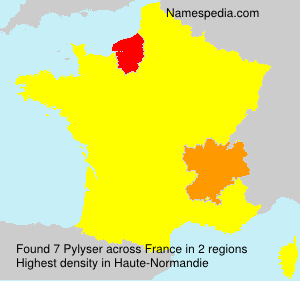 Surname Pylyser in France Surname Pylyser in France