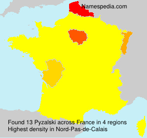 Surname Pyzalski in France Surname Pyzalski in France