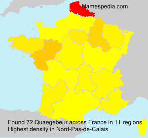 Surname Quaegebeur in France Surname Quaegebeur in France