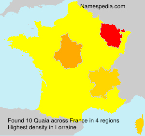 Surname Quaia in France Surname Quaia in France