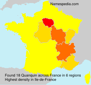 Surname Quanquin in France Surname Quanquin in France