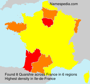 Surname Quarshie in France Surname Quarshie in France