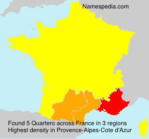 Surname Quartero in France Surname Quartero in France