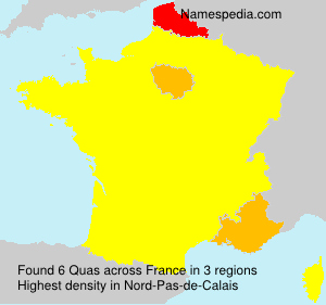 Surname Quas in France Surname Quas in France