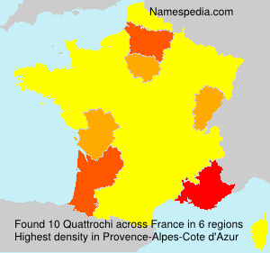 Surname Quattrochi in France Surname Quattrochi in France
