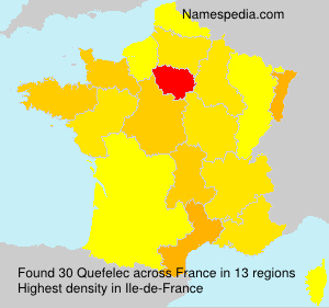 Surname Quefelec in France Surname Quefelec in France