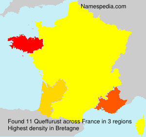 Surname Queffurust in France Surname Queffurust in France