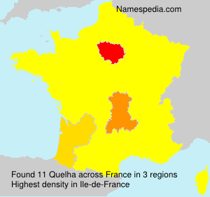 Surname Quelha in France Surname Quelha in France