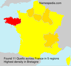 Surname Quello in France Surname Quello in France