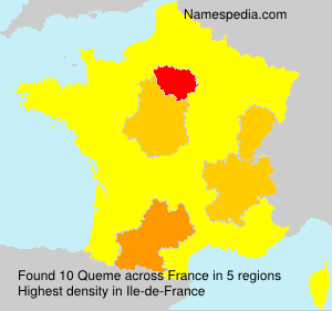 Surname Queme in France Surname Queme in France